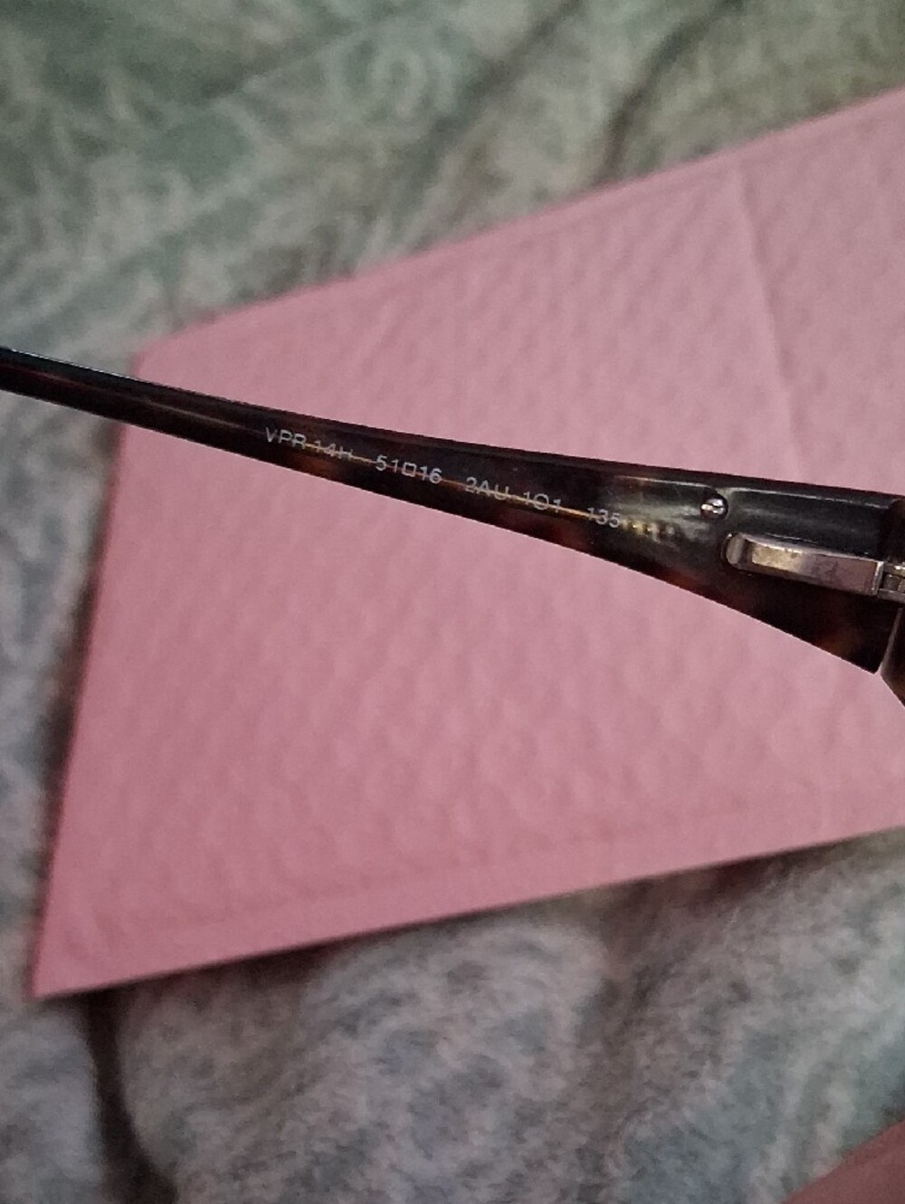 Prada Classic Rectangular Reading Glasses in Tortoiseshell - Picture 5 of 6